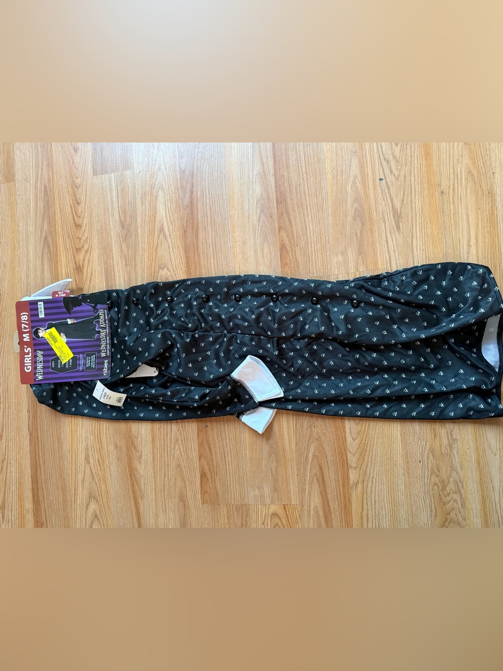 Wednesday Addams girl dress costume